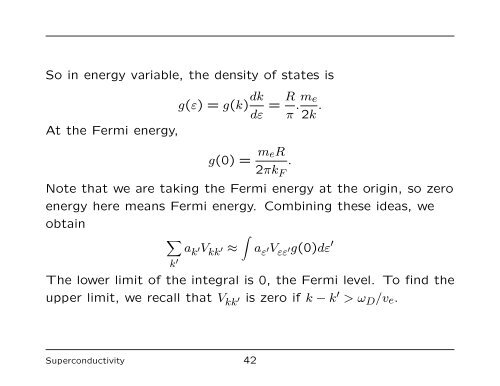 The Nature of the Cooper Pair - University of Liverpool