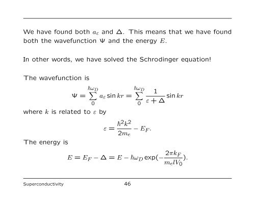 The Nature of the Cooper Pair - University of Liverpool