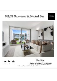 Sales Magazine for 311 21 Grosvenor St, Neutral Bay