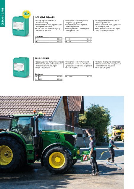 FARMER, FOREST & GARDEN LINE Brochure DE FR IT