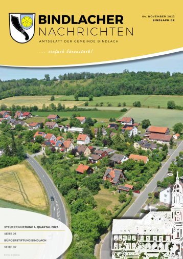 Bindlacher Nachrichten - Ausgabe 04.11.2023