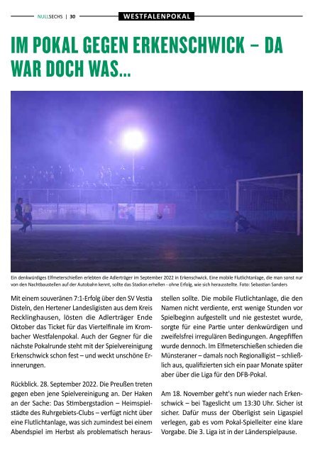 nullsechs Stadionmagazin - Heft 4 2023/24