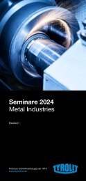 Seminare 2024 / Metal Industries (DE)