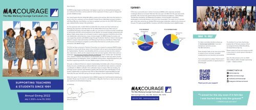 MAXCourage 2022 Annual Report