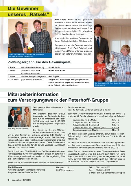 Inhalt - gepe Gebäudedienste PETERHOFF GmbH