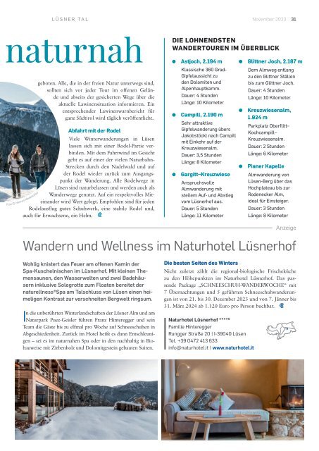 Südtirol Magazin WamS II 2023