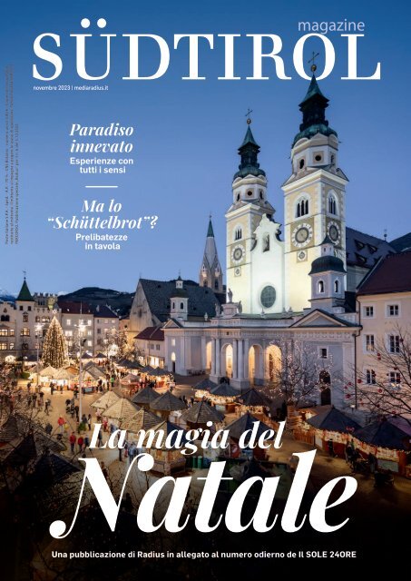 Magazine Südtirol Il sole 24 ore II 2023