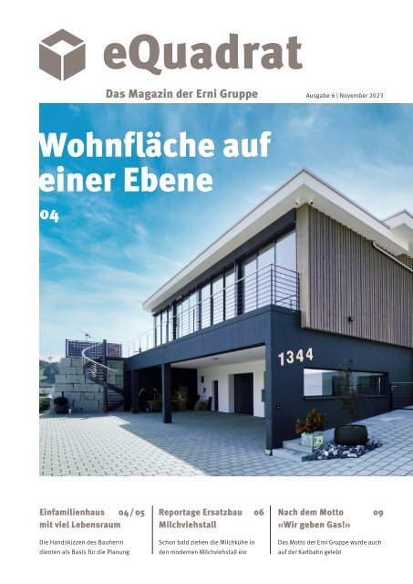 E-Quadrat - das Erni Magazin - Ausgabe 6