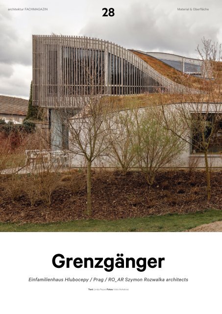 architektur FACHMAGAZIN Ausgabe 6 2023