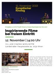 Einladung: Europäischer Kinotag im Village Cinema Wien Mitte | Wien