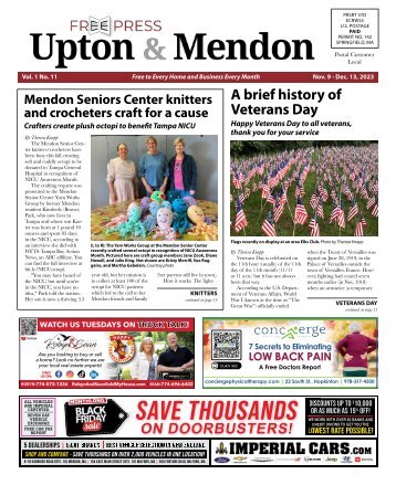 Upton & Mendon Free Press November 2023