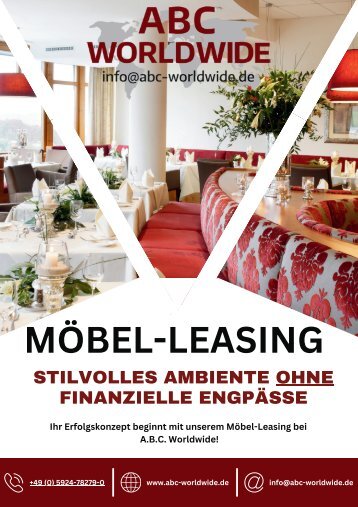 Möbel Leasing | Gastronomie & Hotels