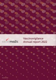 Vaccinovigilance - Adverse events following immunization - annual report 2022