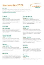 Bingenheimer Saatgut AG - Katalog kologische Saaten 2025/2026