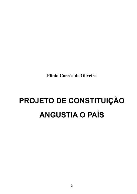 1987 - Projeto de Constituiçao angustia o país