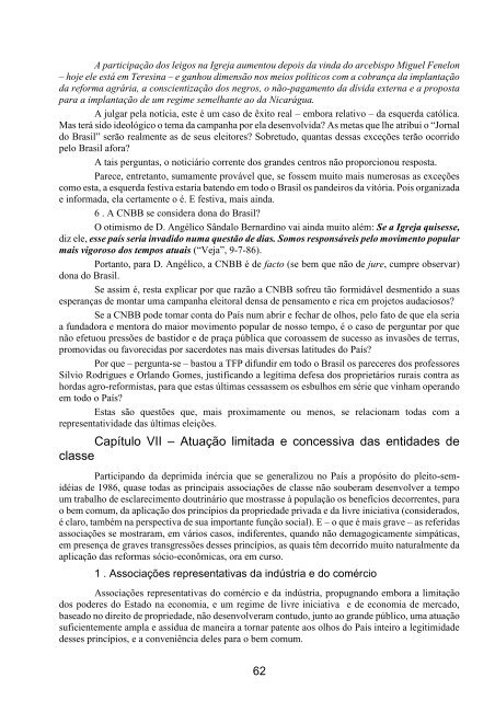 1987 - Projeto de Constituiçao angustia o país