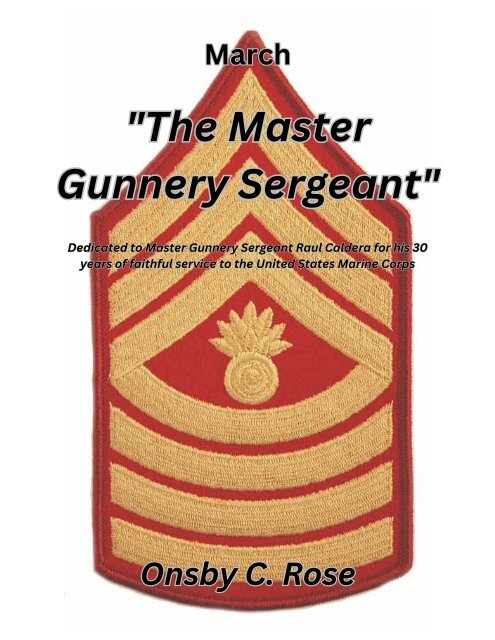 Score - The Master Gunnery Sergeant