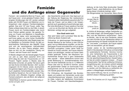 Zeitschrift quer ver.di-Frauen-Bayern (3/2023) Antifeminismus und Gewalt gegen Frauen