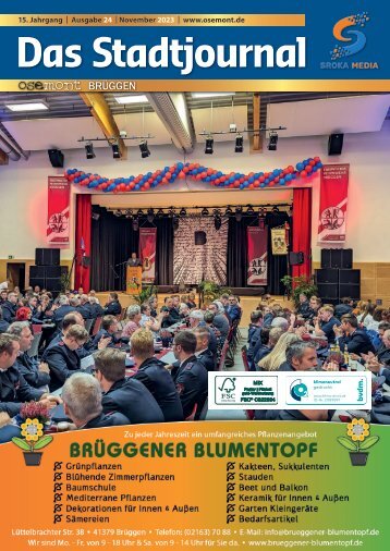 Das Stadtjournal-ose Mont Brüggen - Ausgabe November 2023