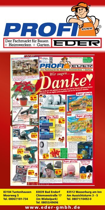 Profimarkt Eder Wir sagen Danke