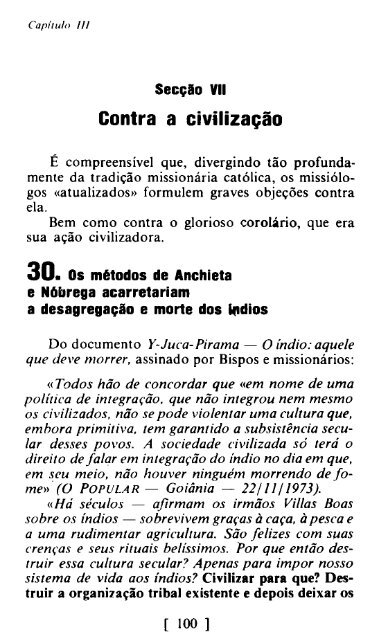 Livro profético- Tribalismo Indígena