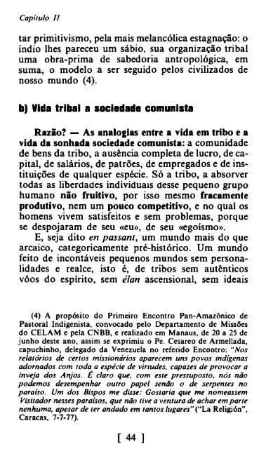 Livro profético- Tribalismo Indígena