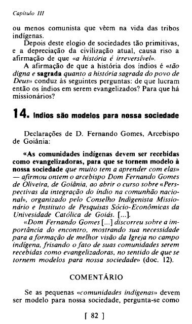 Livro profético- Tribalismo Indígena