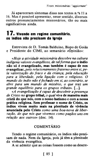 Livro profético- Tribalismo Indígena