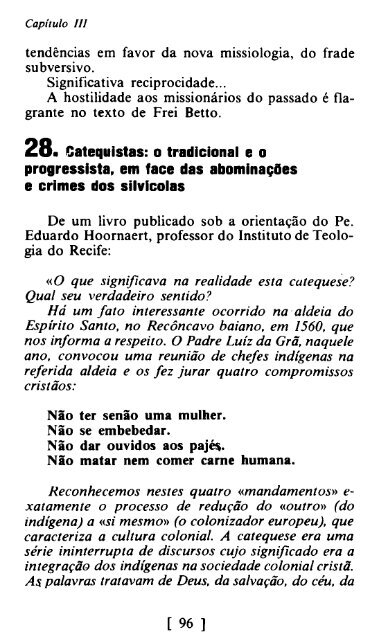 Livro profético- Tribalismo Indígena