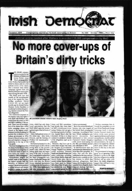 Irish Democrat October 1990