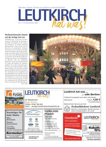 08.11.2023 Leutkirch hat was
