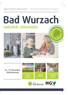 08.11.2023 Bürger- und Gästeinformation Bad Wurzach