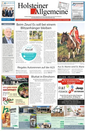 Holsteiner Allgemeine 45 2023