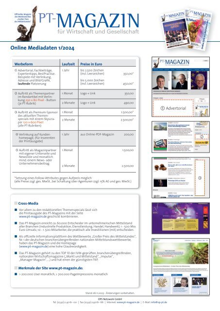 Online Mediadaten 2024