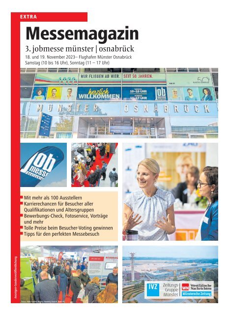 Das MesseMagazin der jobmesse münster|osnabrück 2023