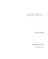 DISPARITY - BlazeVOX