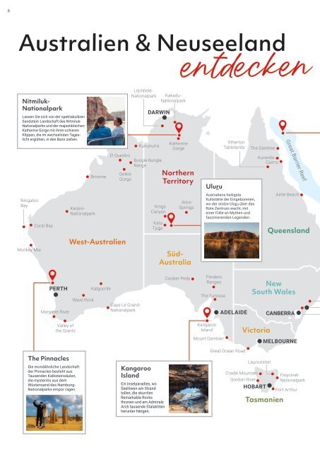 AAT Kings Gruppenreisen & Kurztouren in Australien und Neuseeland 2024/25