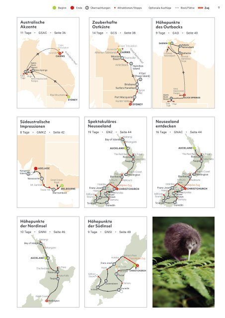AAT Kings Gruppenreisen & Kurztouren in Australien und Neuseeland 2024/25