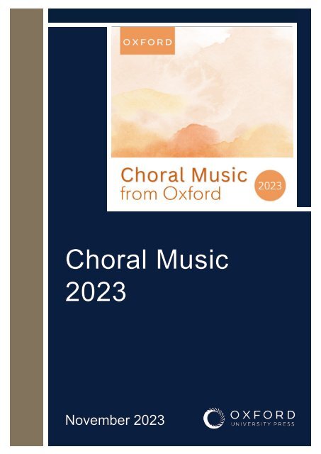 Choral Music 2023 Yumpu booklet