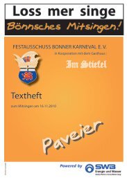 Paveier - Festausschuss Bonner Karneval eV