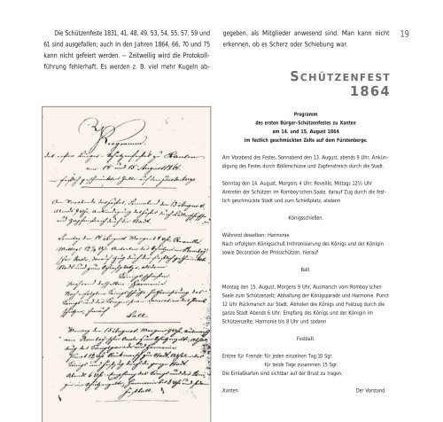 Festschrift 2006 - Schuetzengesellschaft Xanten