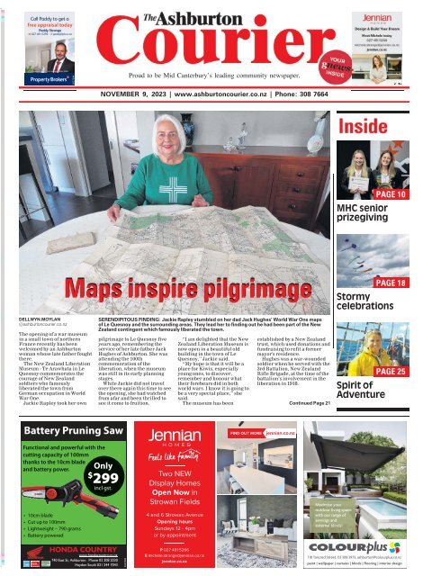 Ashburton Courier: November 09, 2023