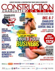 Construction Monthly Magazine | Charlotte 2023 Build Expo Show Edition