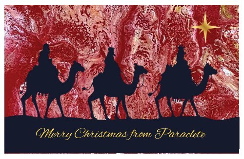 Paraclete Christmas Card 2023 with White Border