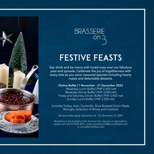 2023 Conrad Manila Festive Brochure