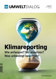 Klimareporting. Wie anfangen? Wo ansetzen? Was unbedingt beachten?