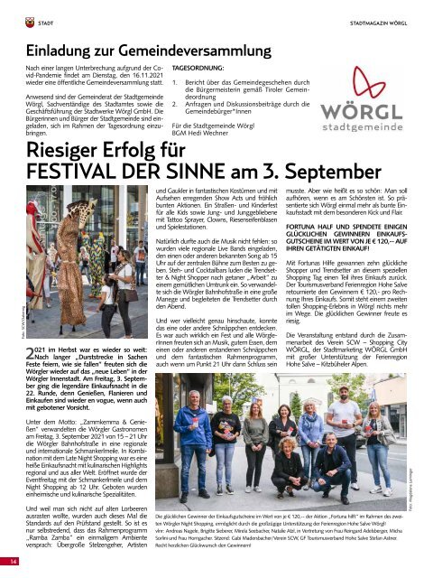 Stadtmagazin Wörgl November 2021