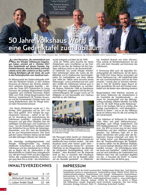 Stadtmagazin Wörgl November 2021