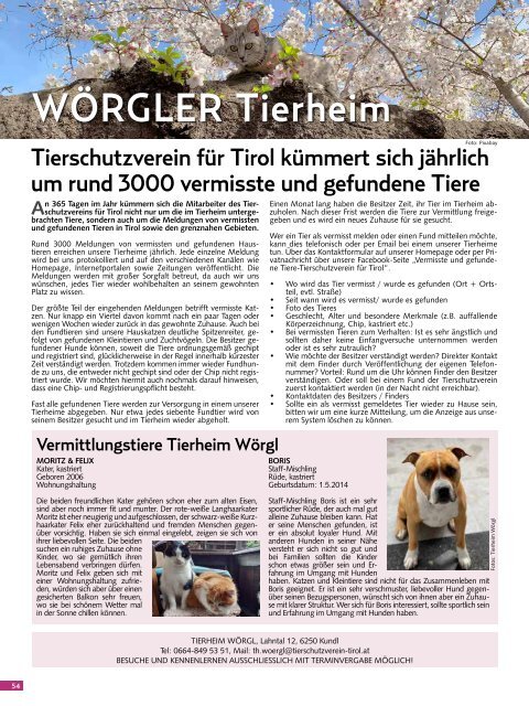 Stadtmagazin Wörgl November 2021