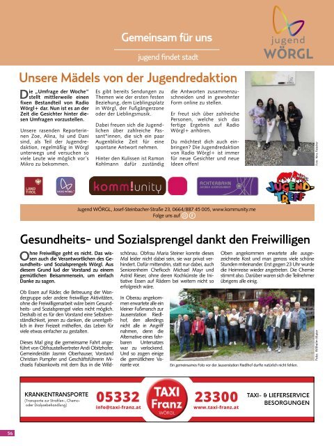 Stadtmagazin Wörgl November 2021